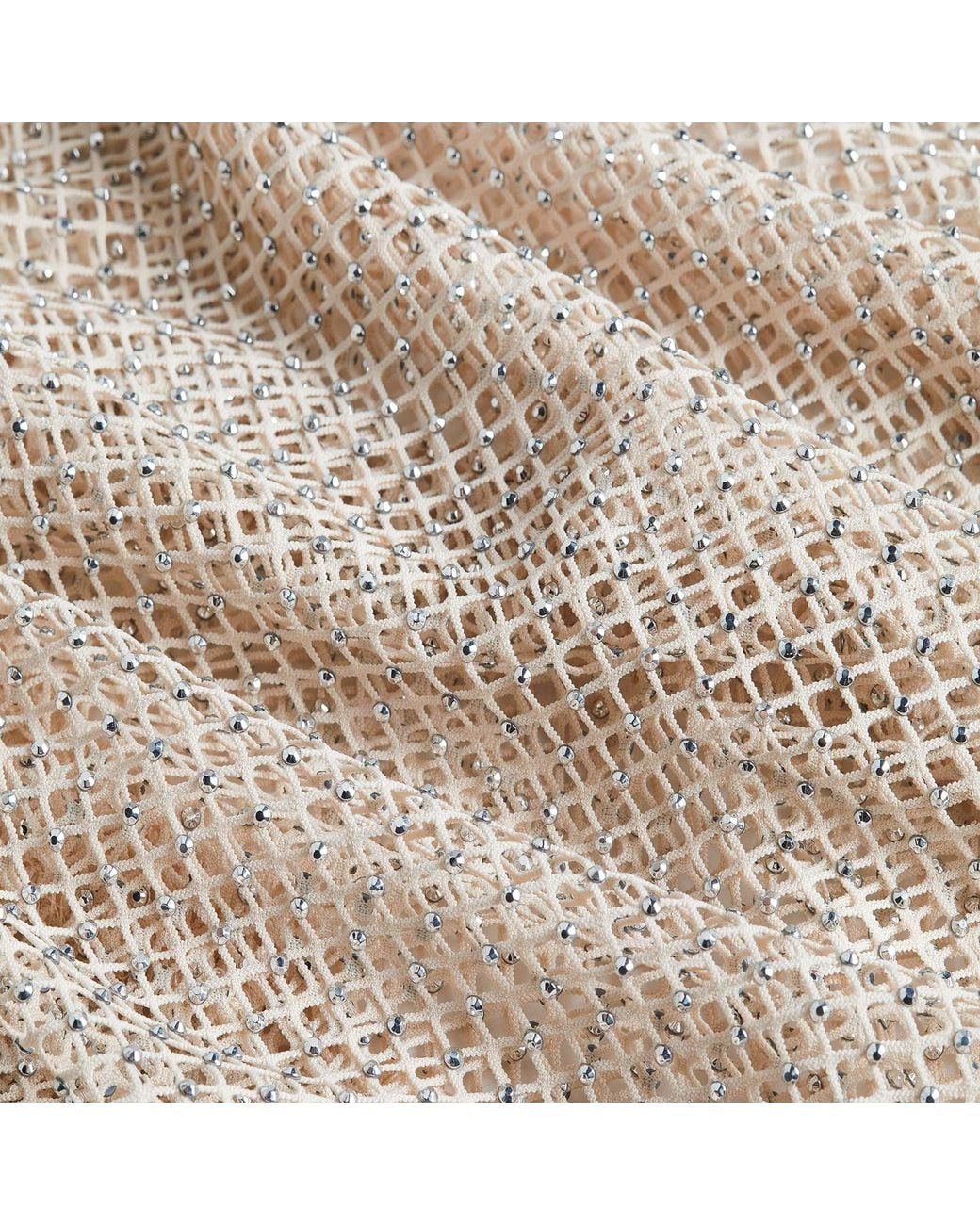 L'Agence Natural Sara Mesh Cover-up Dress
