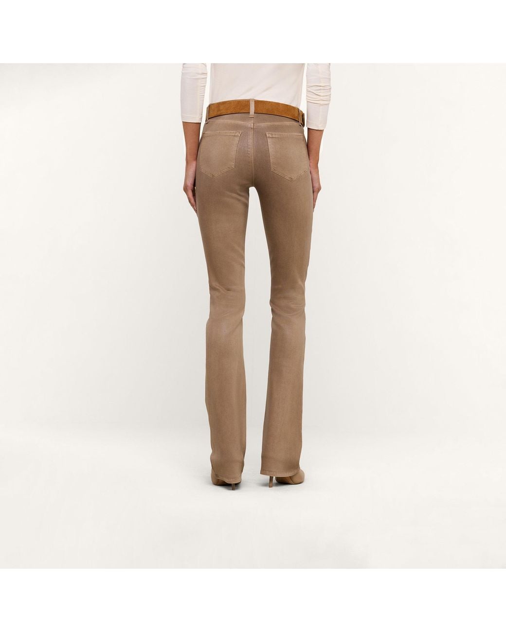 L'Agence Natural Selma Coated Bootcut Jean