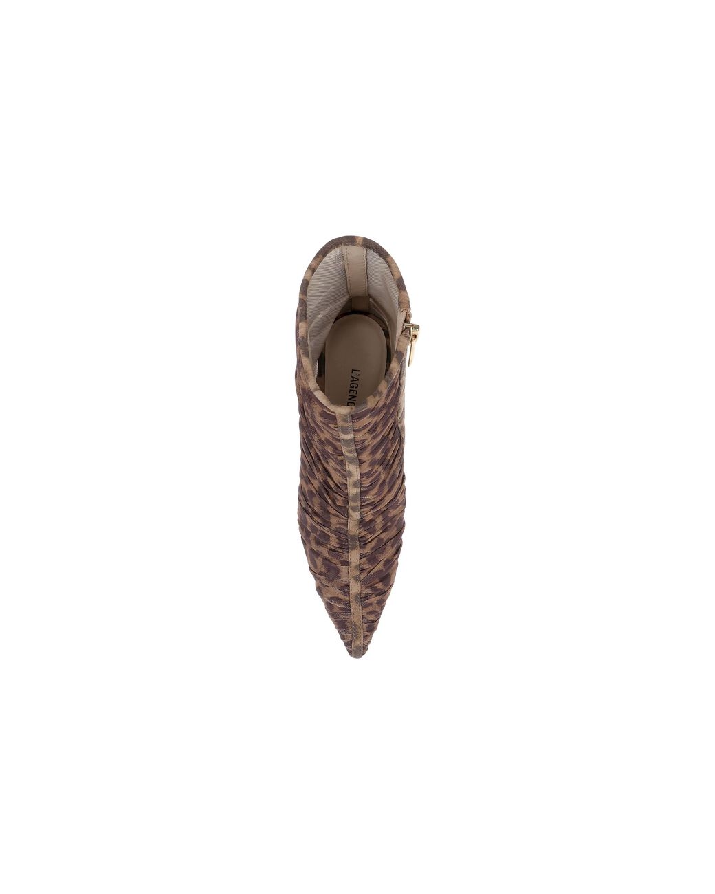 L'Agence Brown Fulton Mesh Bootie