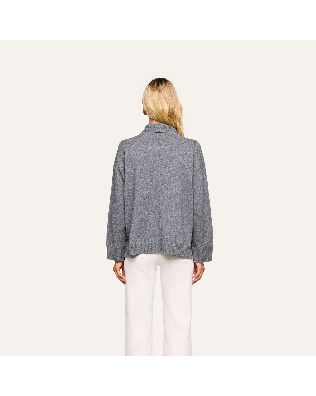 L'Agence Gray 'Agence Selwyn Oversized Turtleneck