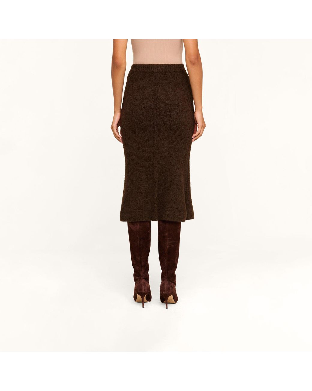L'Agence Black Salem Knit Skirt