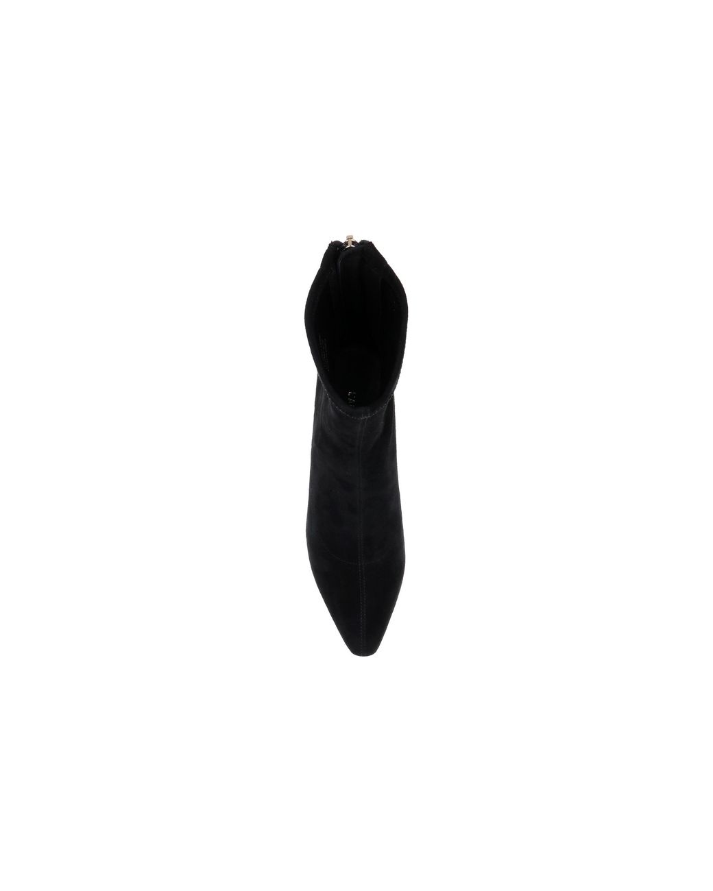 L'Agence Black Salome Stretch Suede Boot