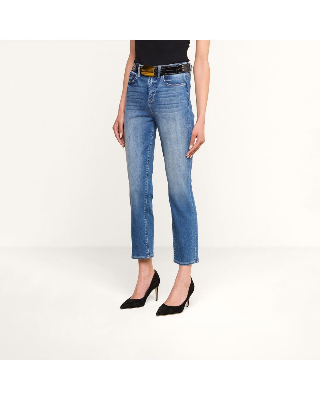 L'Agence Blue Celestia Slim-Leg Jean
