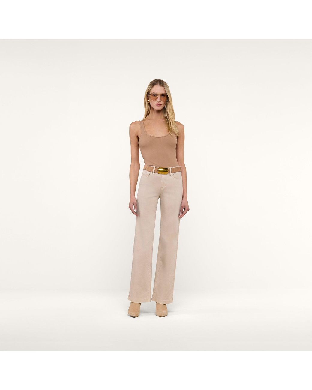 L'Agence Blue Nica Scoopneck Bodysuit