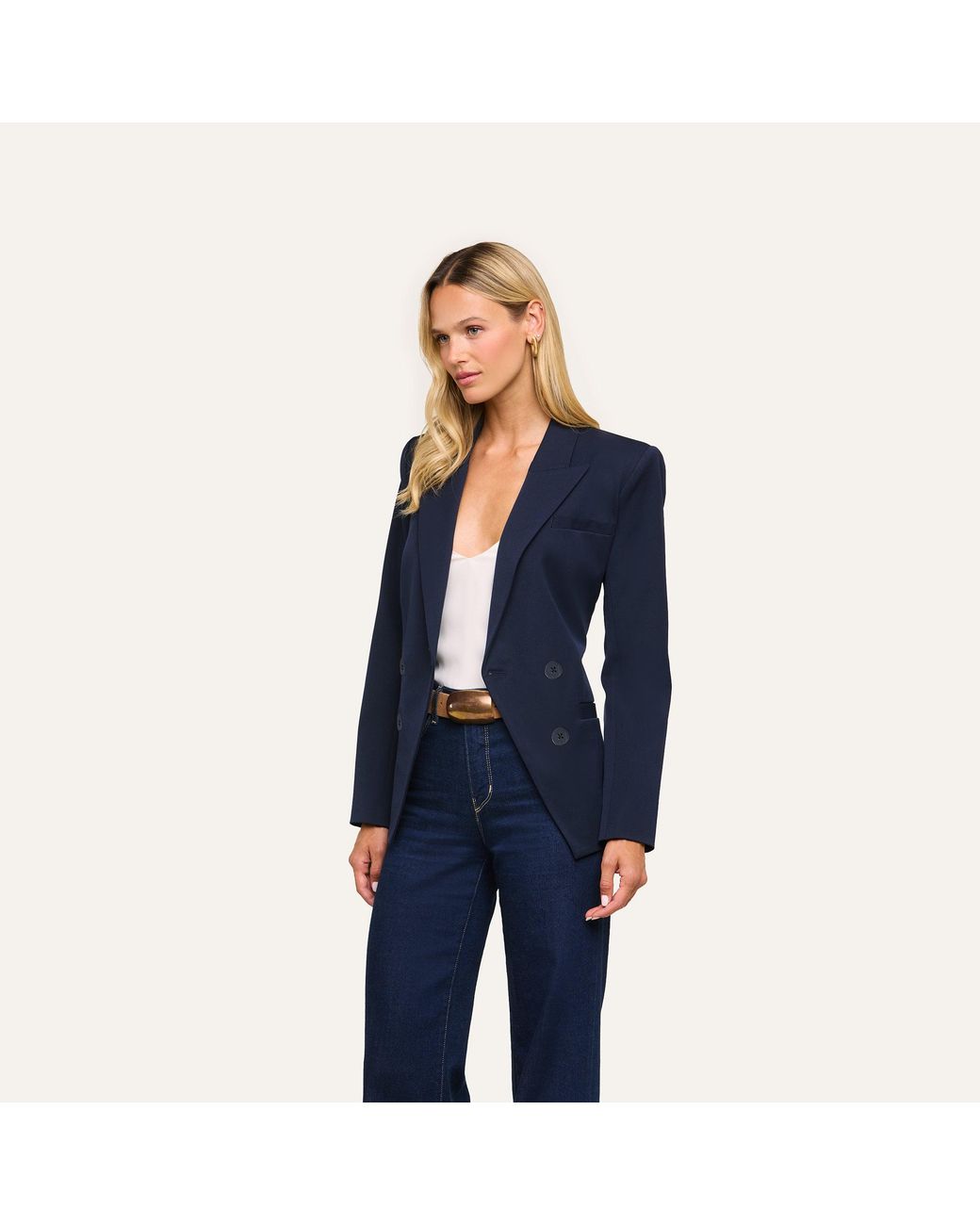 L'Agence Blue Kiora Blazer