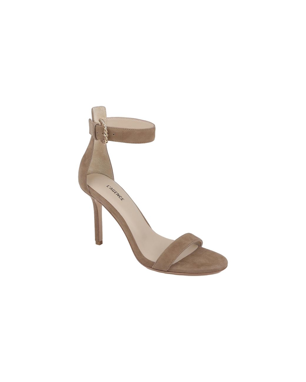 L'Agence Natural Gisele Suede Sandal
