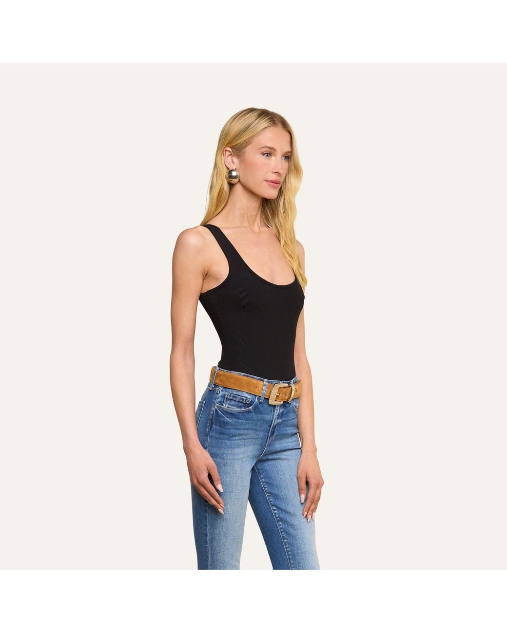 L'Agence Blue Nica Bodysuit