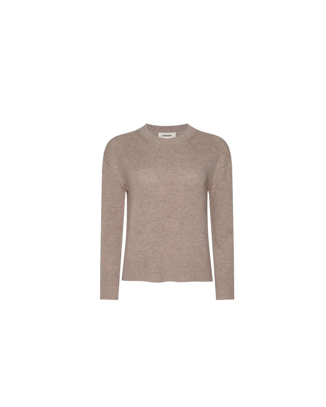 L'Agence Brown Laine Cashmere Pullover