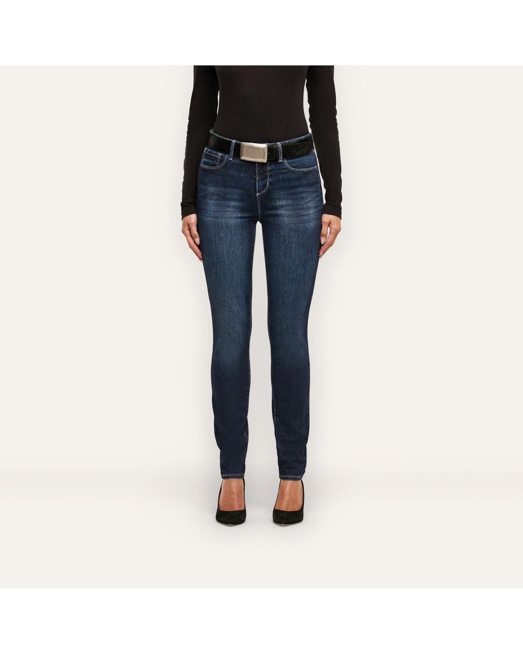 L'Agence Blue Marguerite Skinny Jean