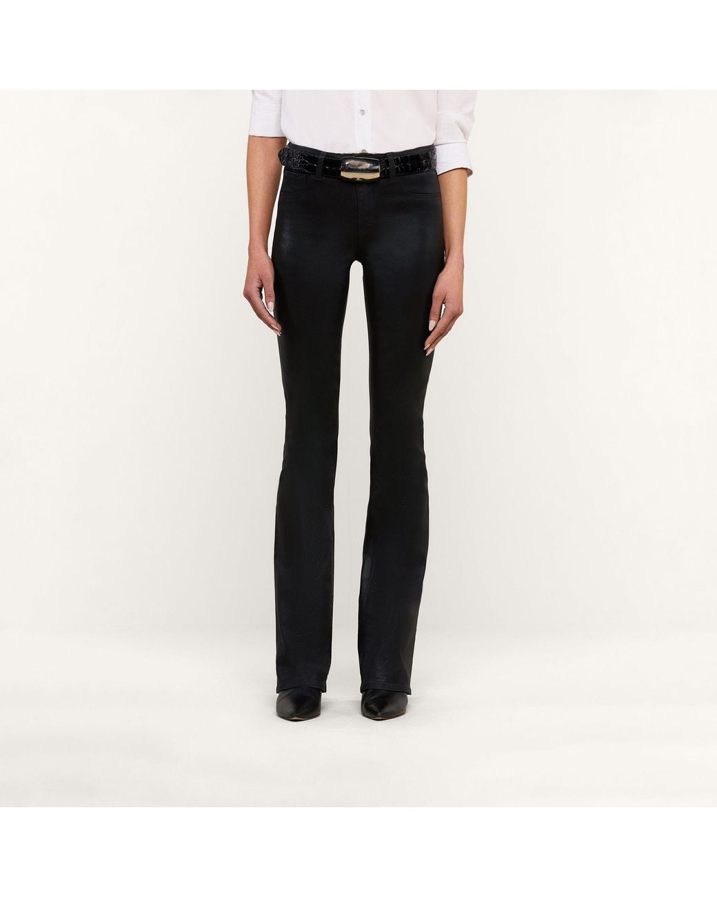 L'Agence Multicolor Selma Coated Bootcut Jean