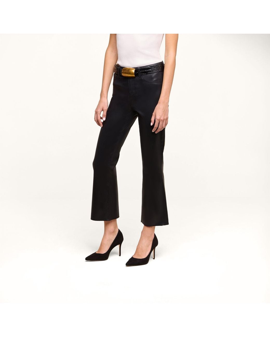 L'Agence Blue Petite Kendra Coated Jean