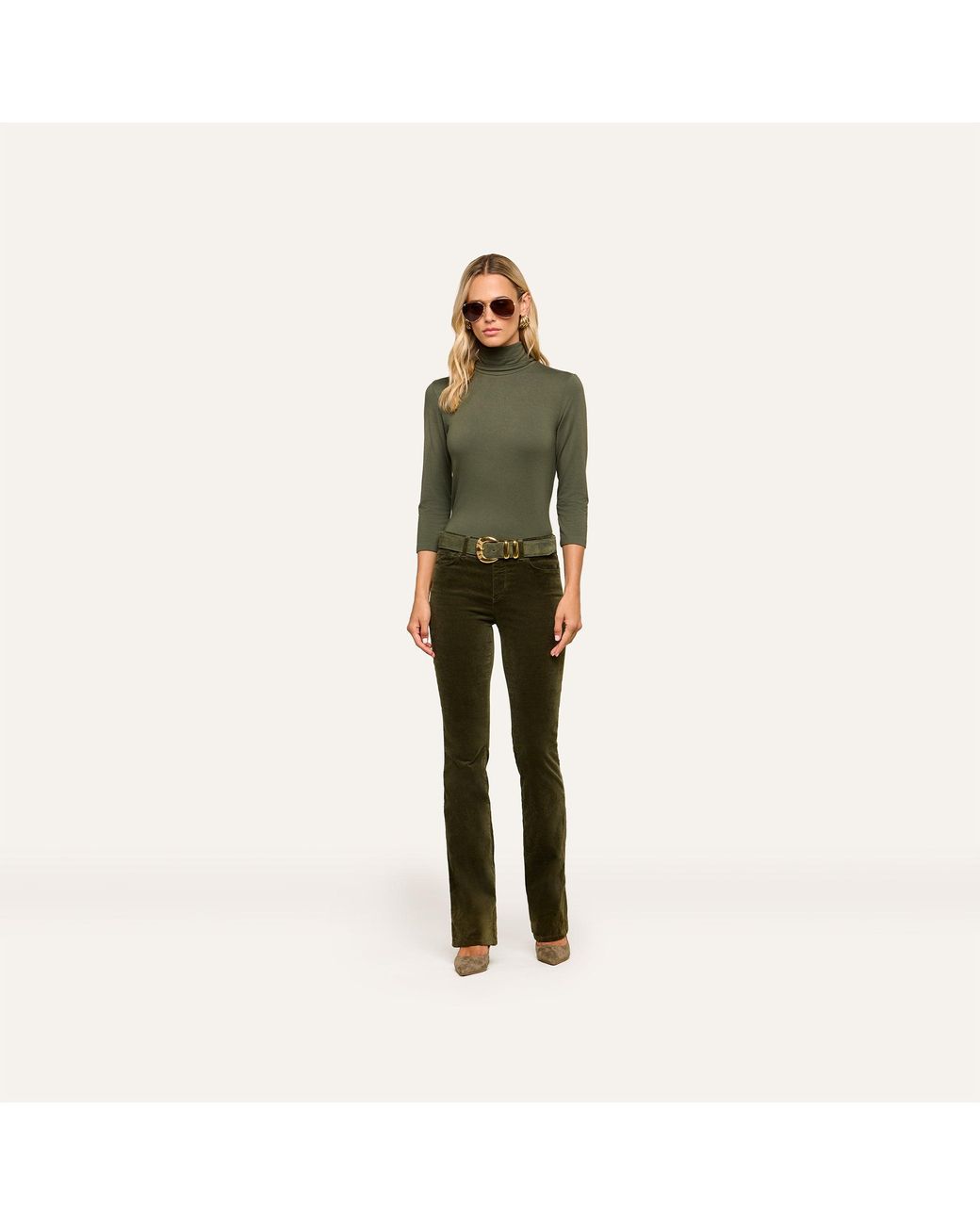 L'Agence Green 'Agence Aja Turtleneck