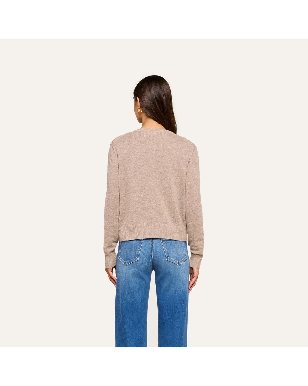 L'Agence Natural Malone Cashmere Cardigan