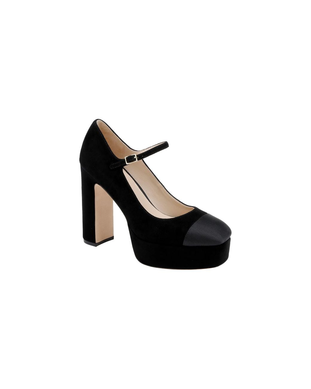 L'Agence Black Lilles Platform Pump