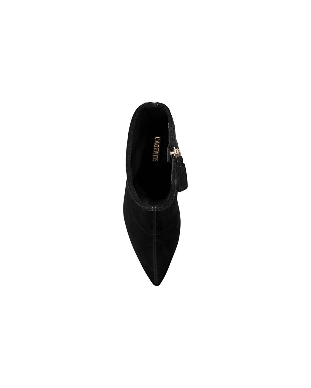 L'Agence Black Severine Stretch-Suede Boot