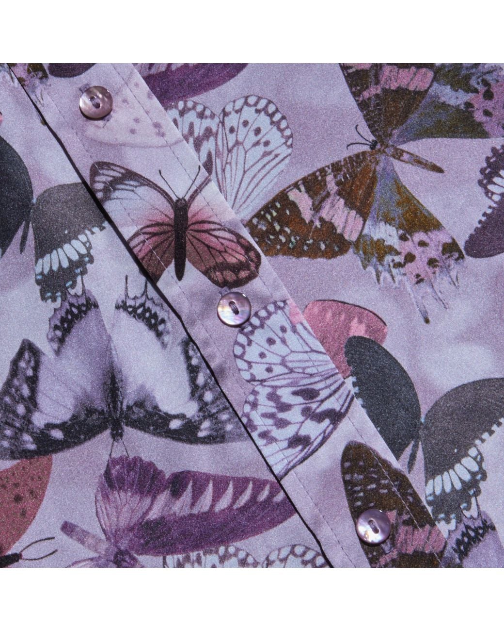 L'Agence Purple Dani Silk Blouse Top