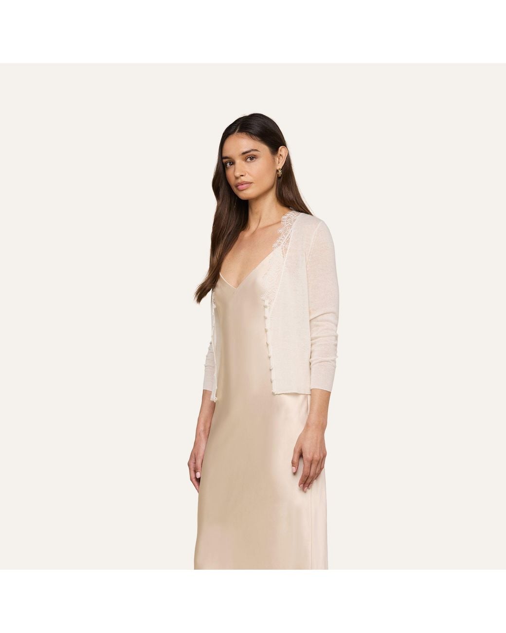 L'Agence Blue Eluna Cardigan Top