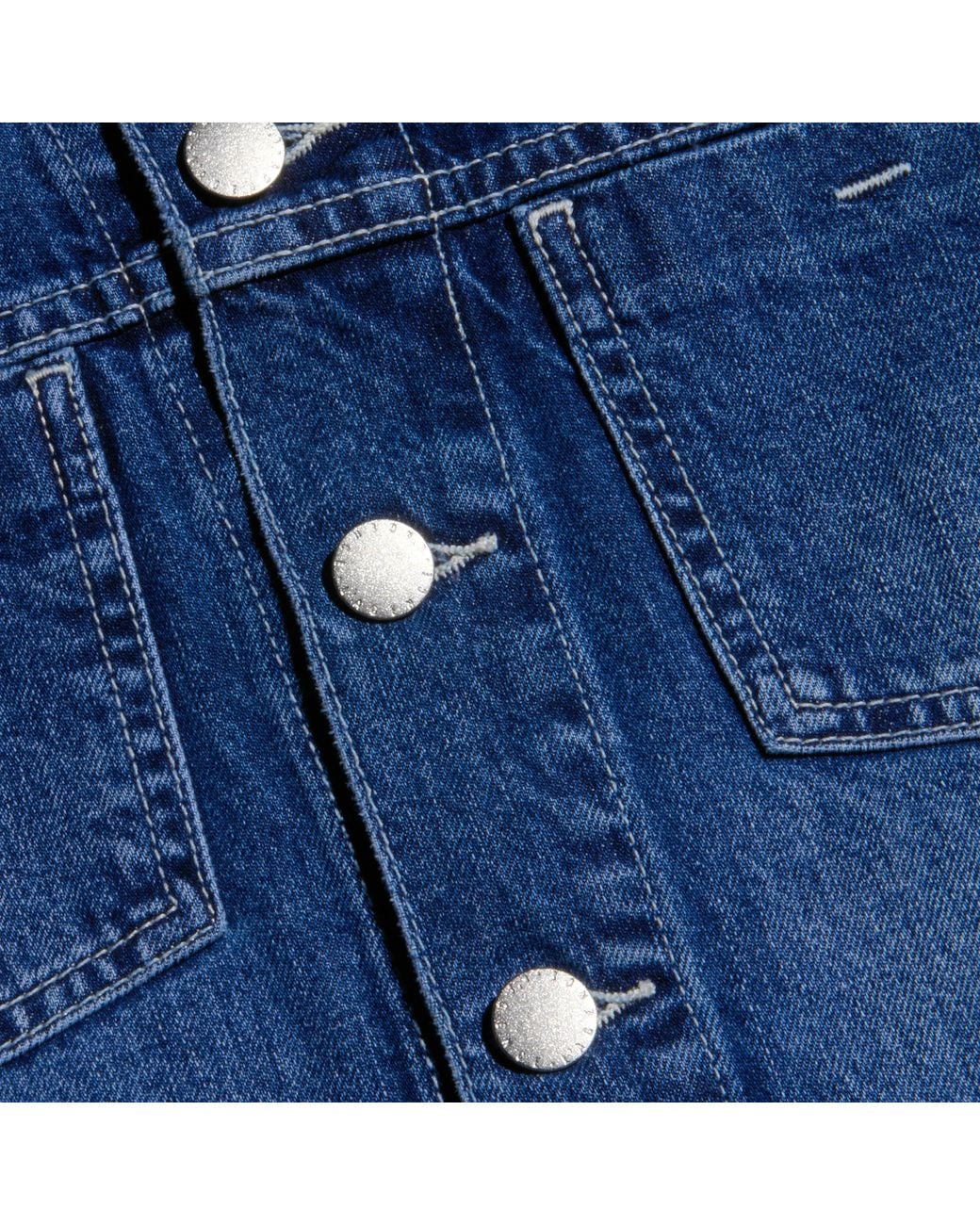 L'Agence Blue Janelle Jean Jacket