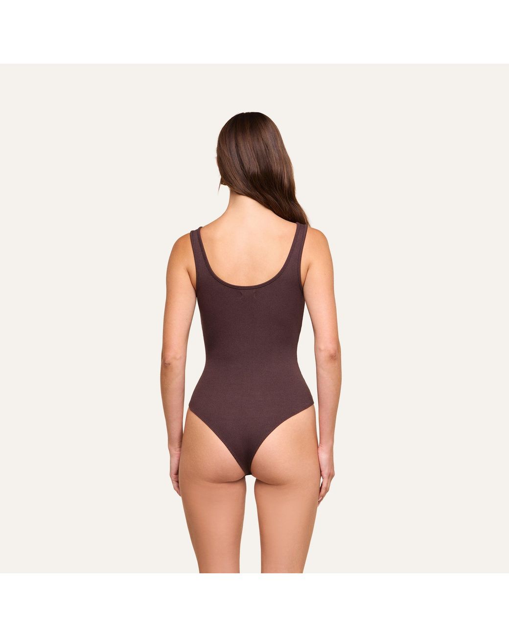 L'Agence Purple Nica Scoopneck Bodysuit