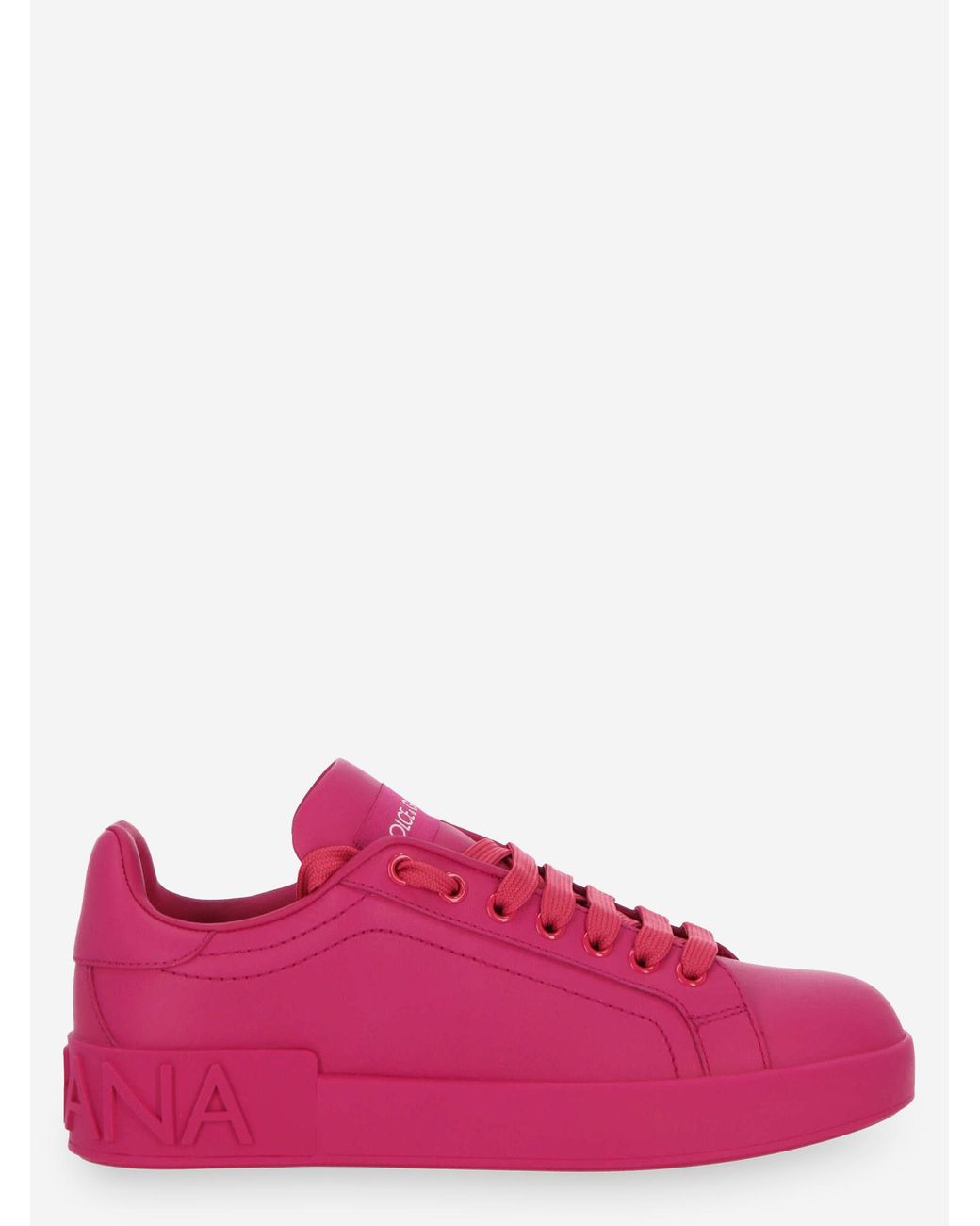 Dolce and store gabbana pink sneakers