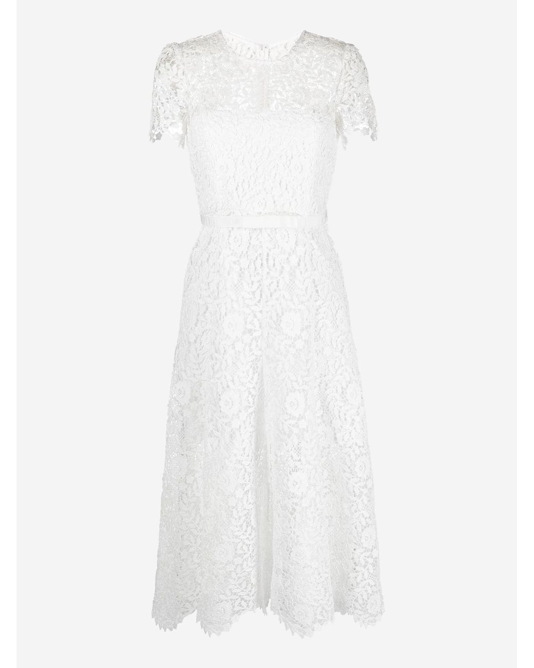 SelfPortrait Dress in White Lyst