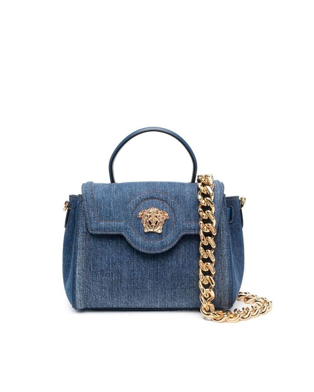 Versace Shoulder Bag in Blue Lyst