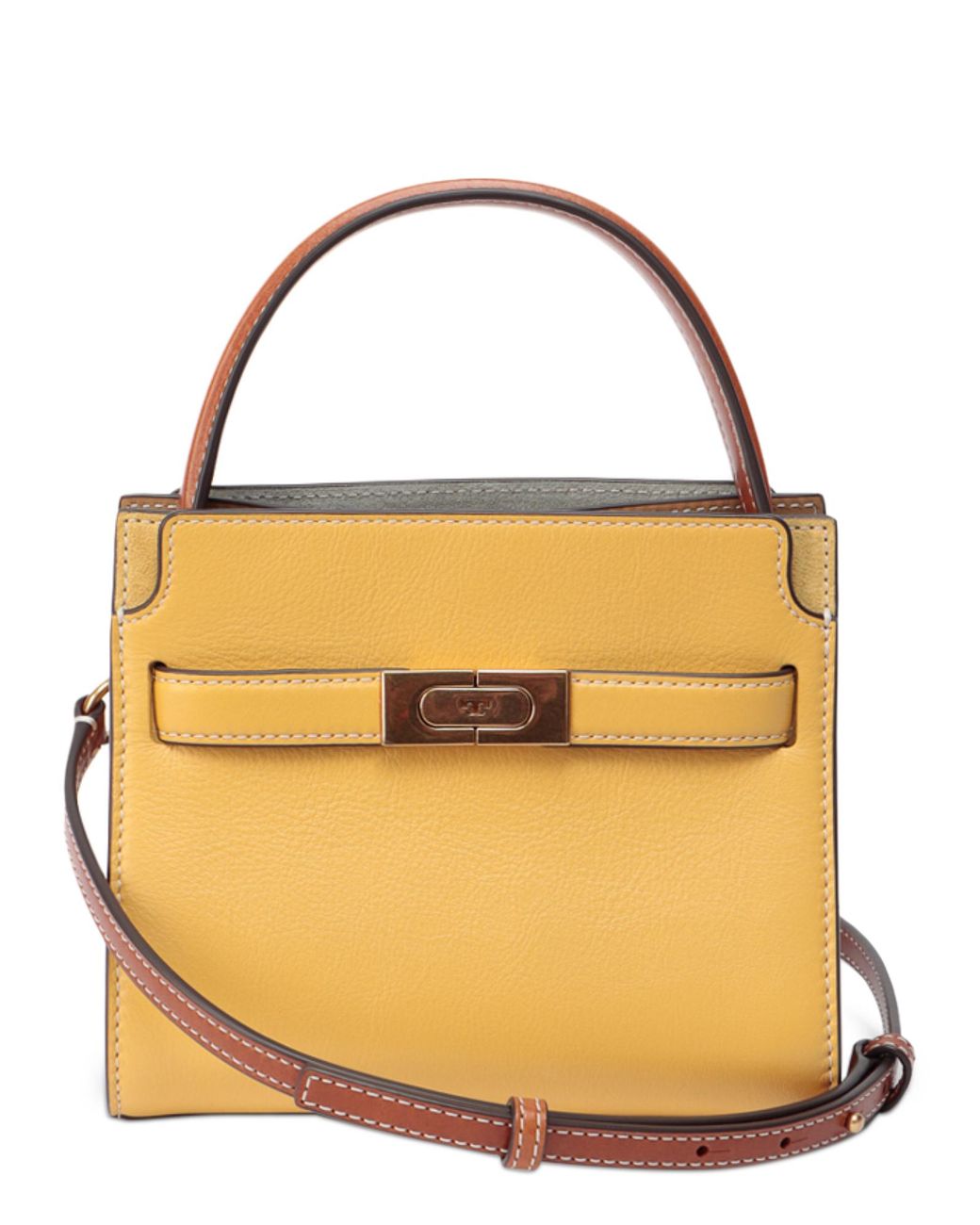 Tory Burch Handbag in Yellow Lyst
