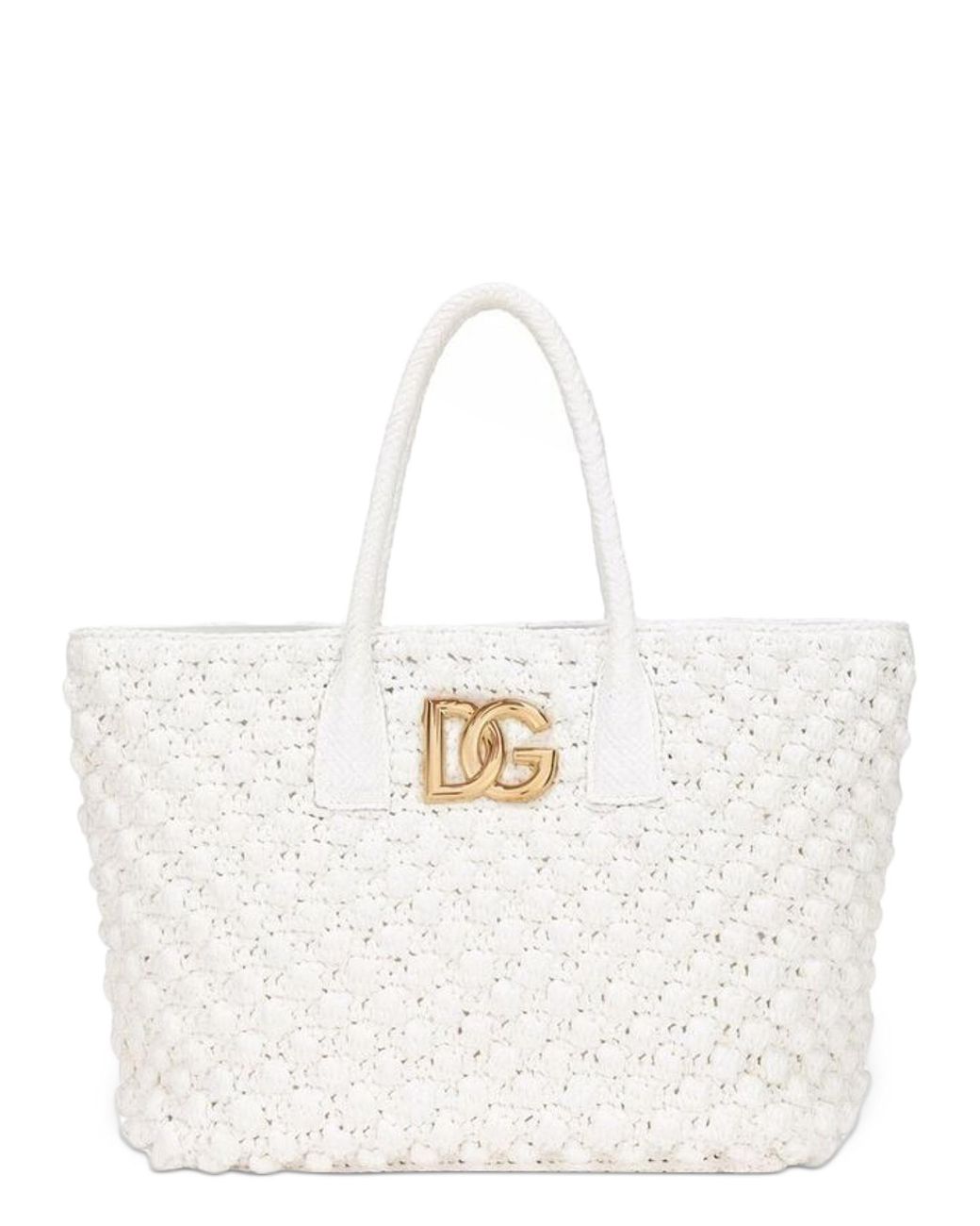 Dolce & Gabbana Cotton Tote Bag in White Lyst