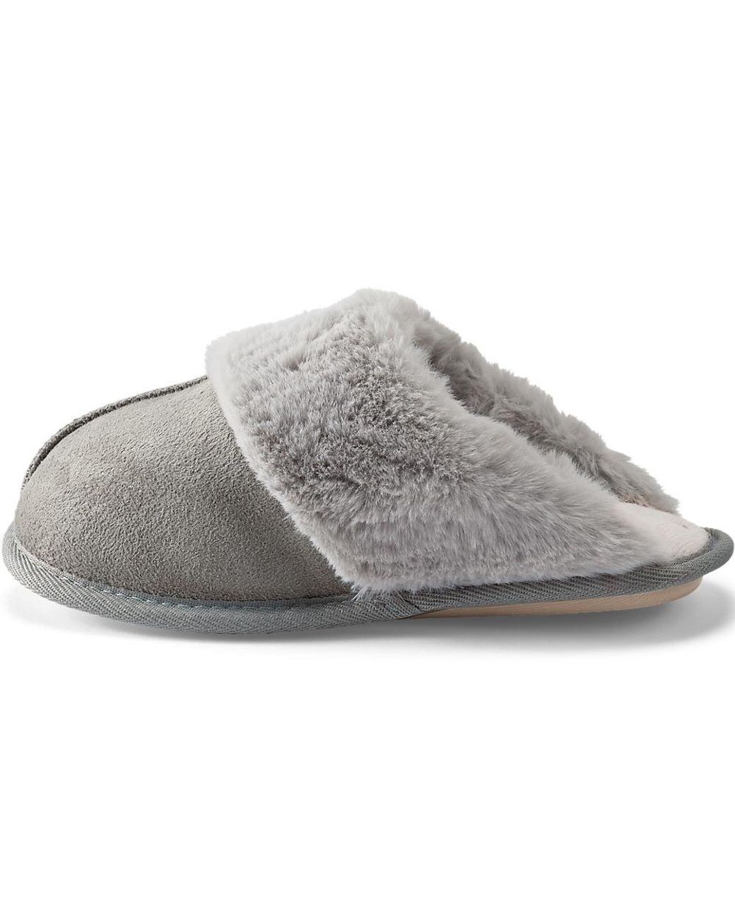 Lands' End Gray Pantoffel
