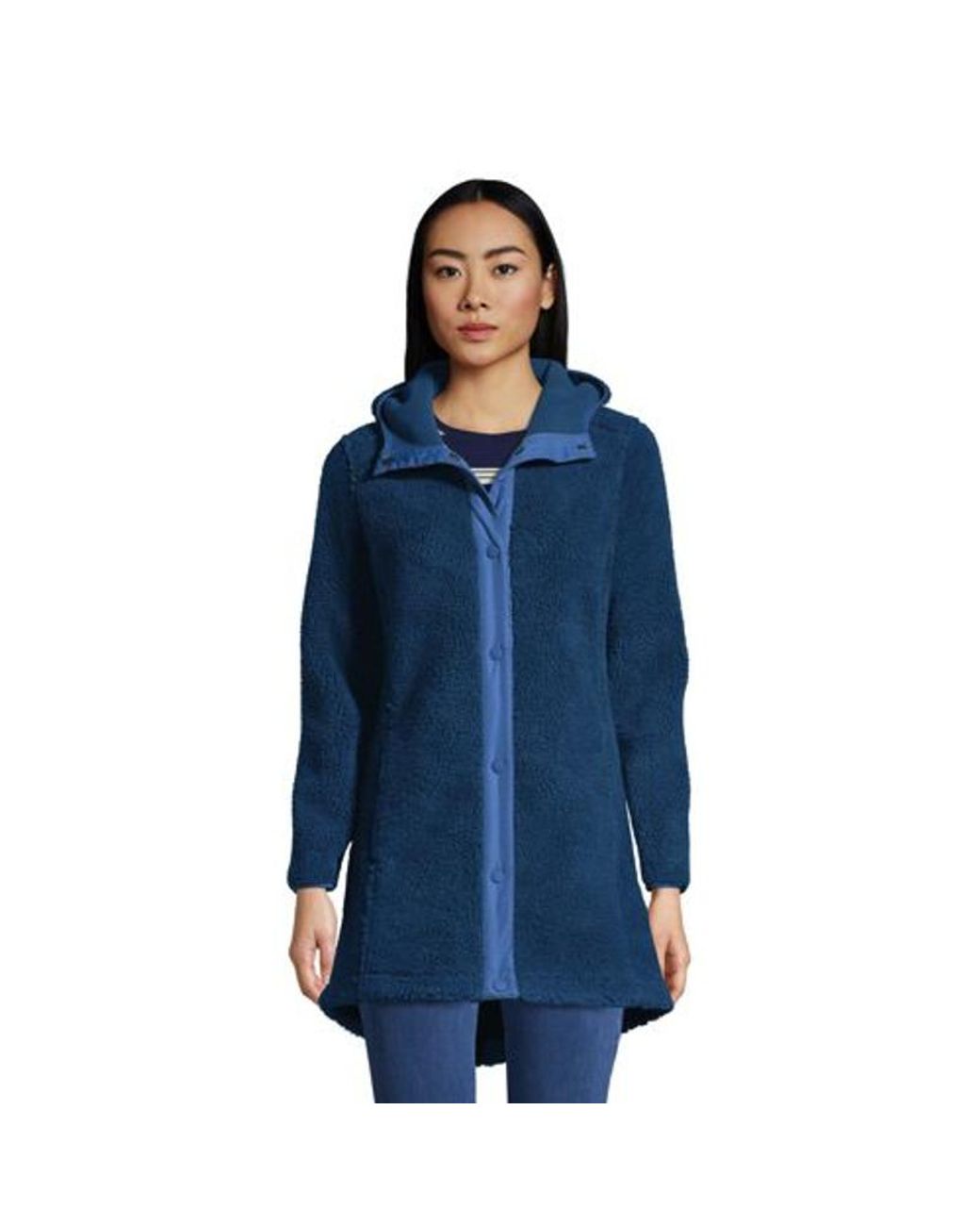 lands end fleece lined hoodie