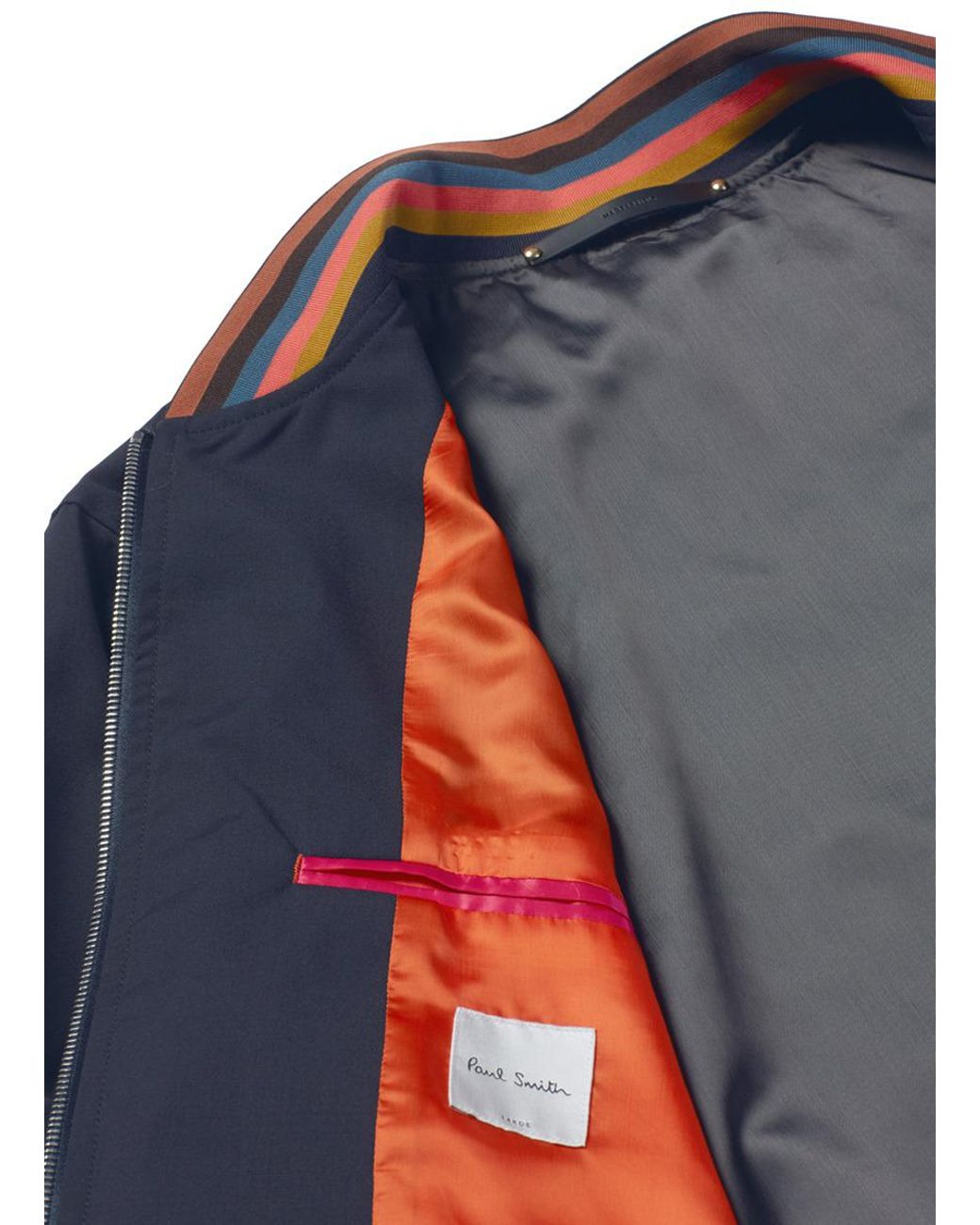 Paul Smith Loro Piana Storm System® Wool Bomber Jacket in Blue for Men |  Lyst UK
