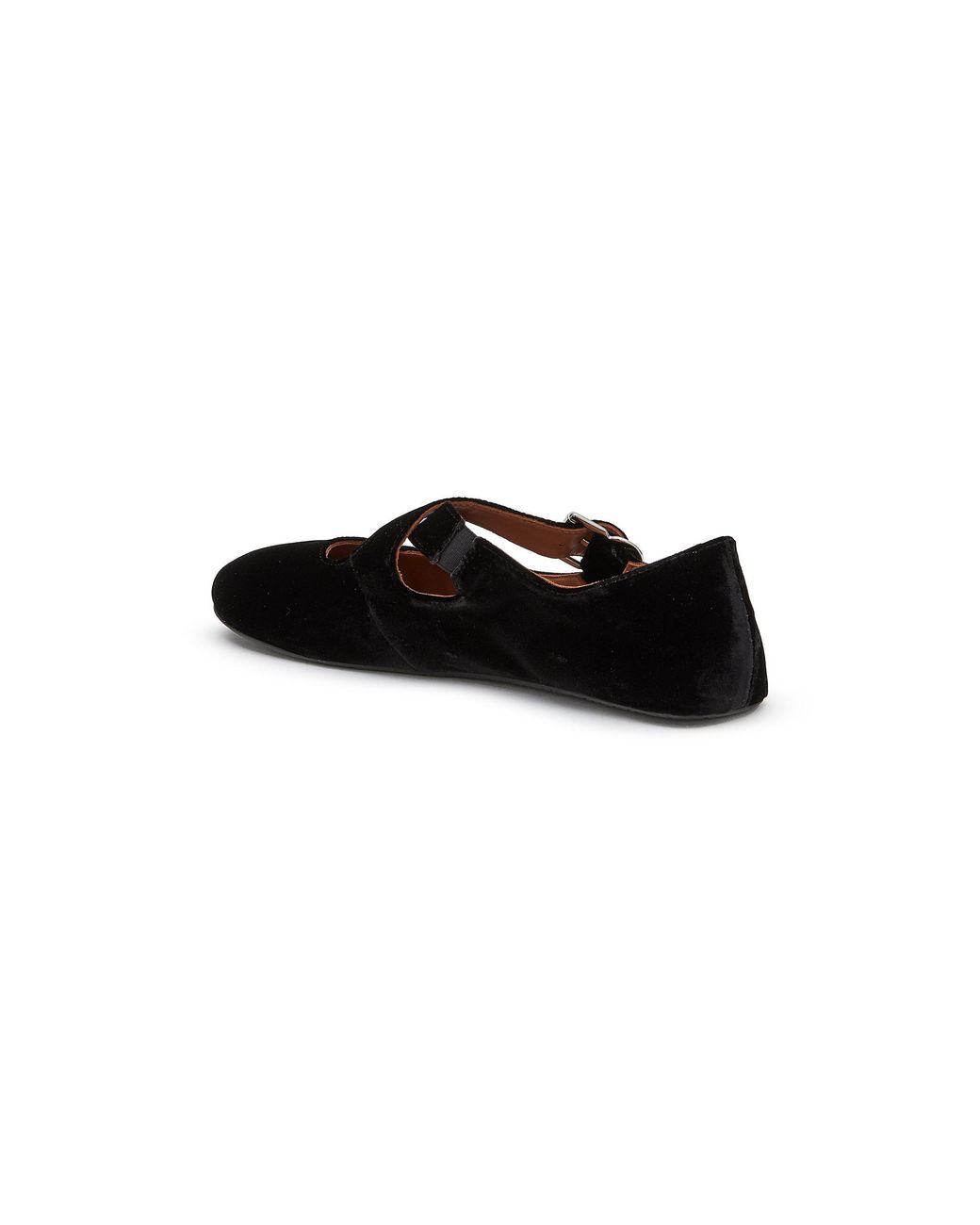 Black flats with store criss cross straps