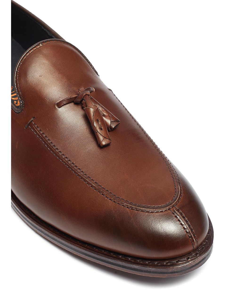 Tassel Leather Loafers 