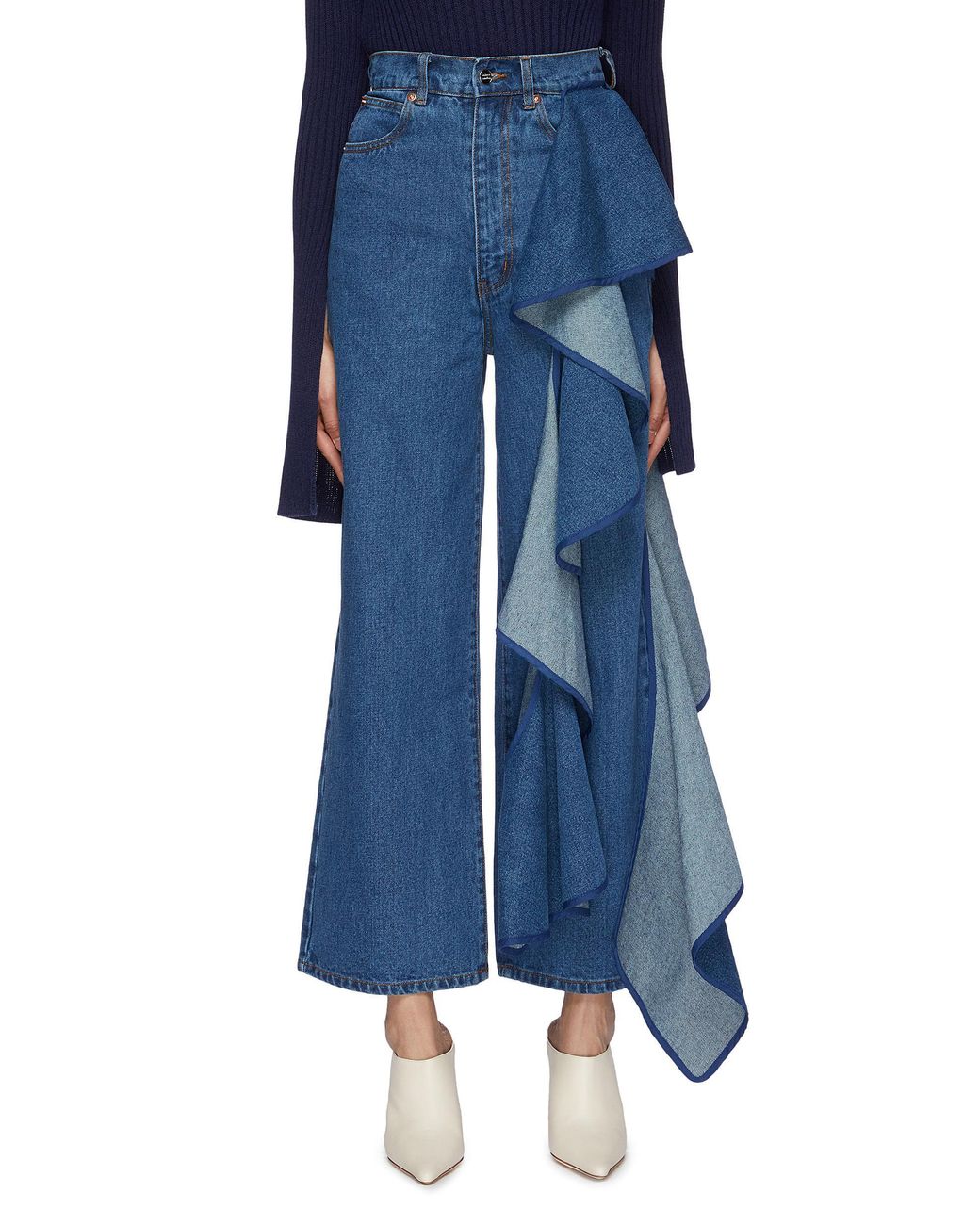 Solace London Tay Jeans in Denim (Blue 