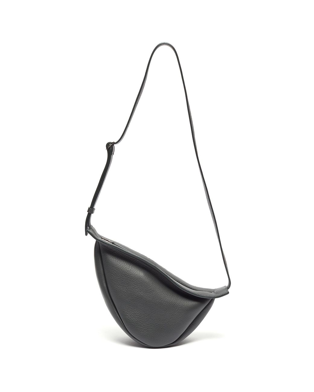 The Row Slouchy Banana Large Texturedleather Shoulder Bag in Green Lyst