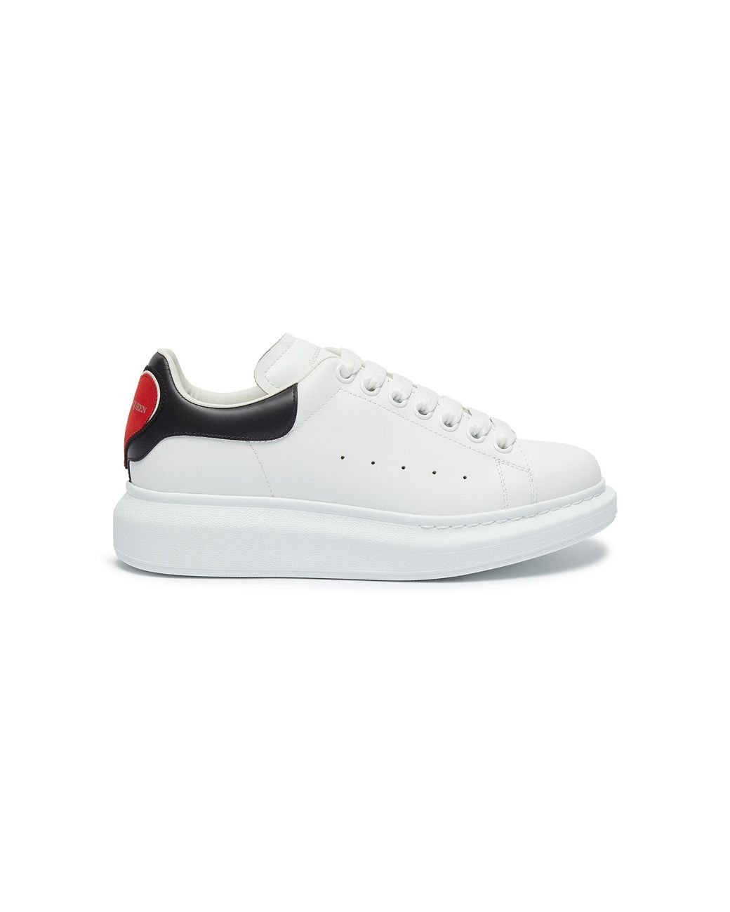 alexander mcqueen heart patch sneakers