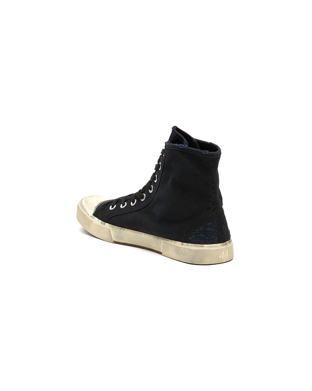 Balenciaga 'paris' High Top Lace Up Sneakers in Black for Men | Lyst