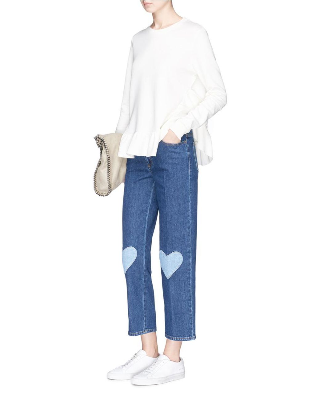 Stella mccartney sales heart jeans