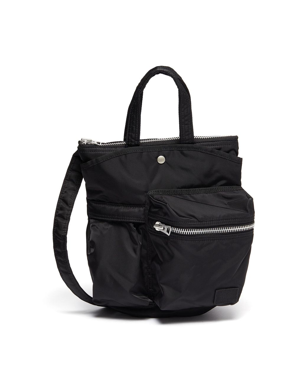 Sacai X Porter Yoshida & Co. Zip Pocket Nylon Crossbody Bag in