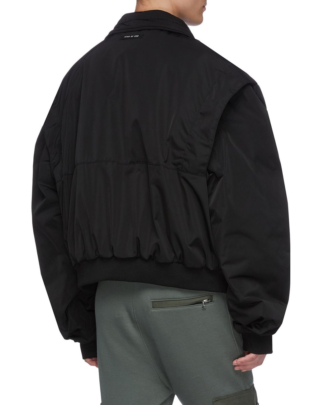Fear Of God Front Pocket Ski Bomber Jacket in Black for Men | Lyst