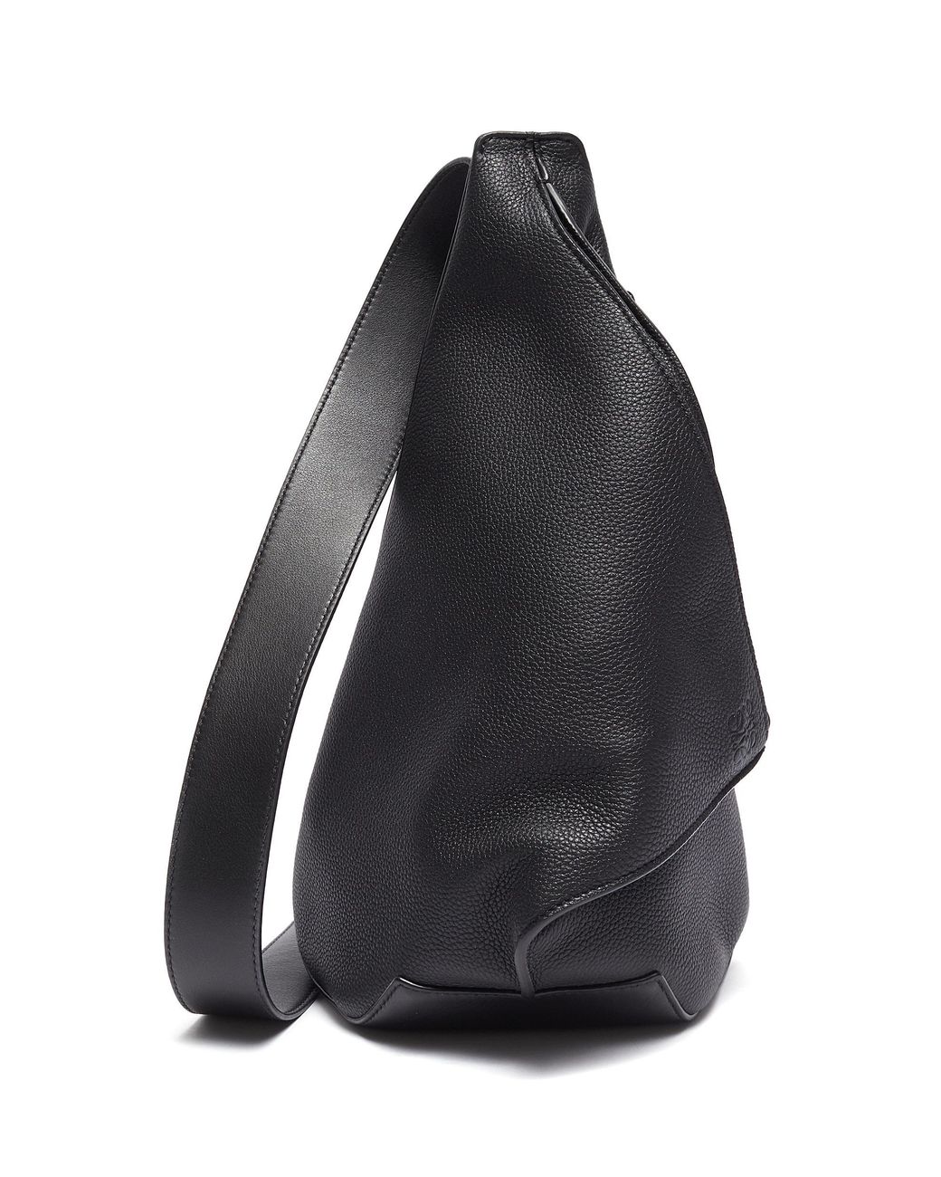 Loewe Anton' Calfskin Leather Sling Bag in Black for Men | Lyst