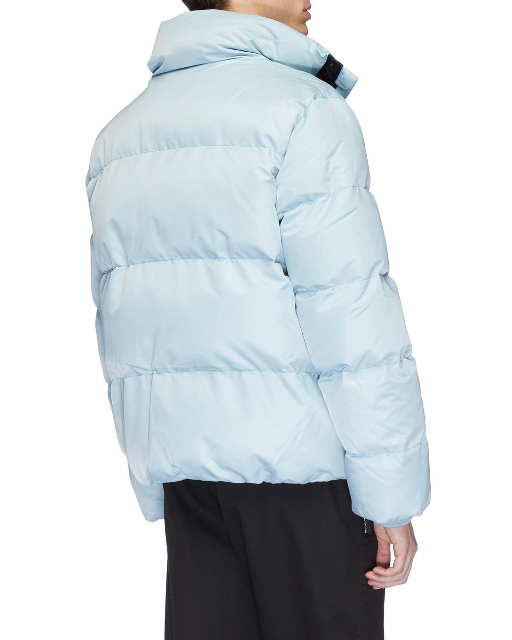 Daily Paper Logo Print Puffer Jacket in Blue for Men | Lyst UK