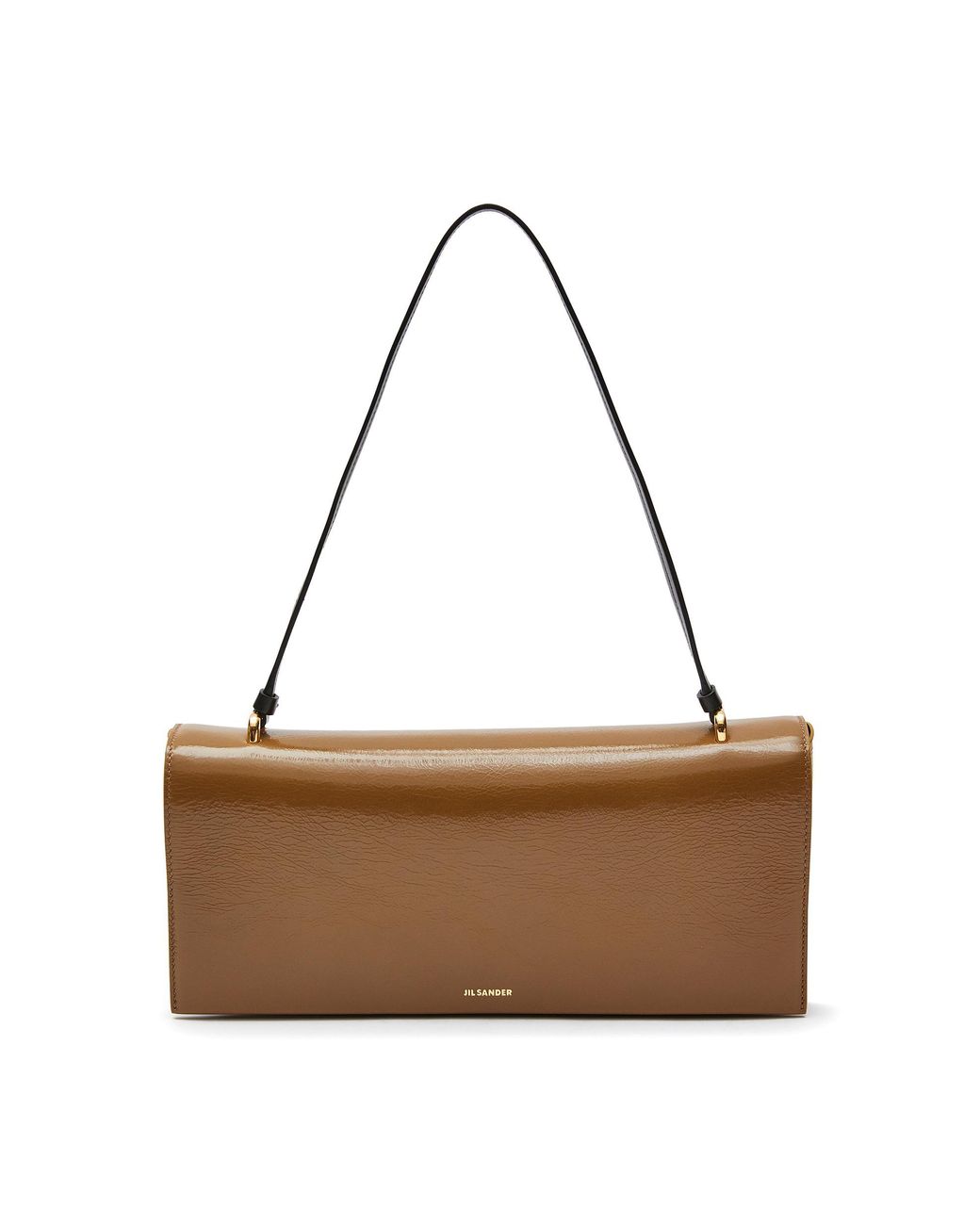 Jil Sander 'journal' Small Leather Foldover Shoulder Bag Women Bags