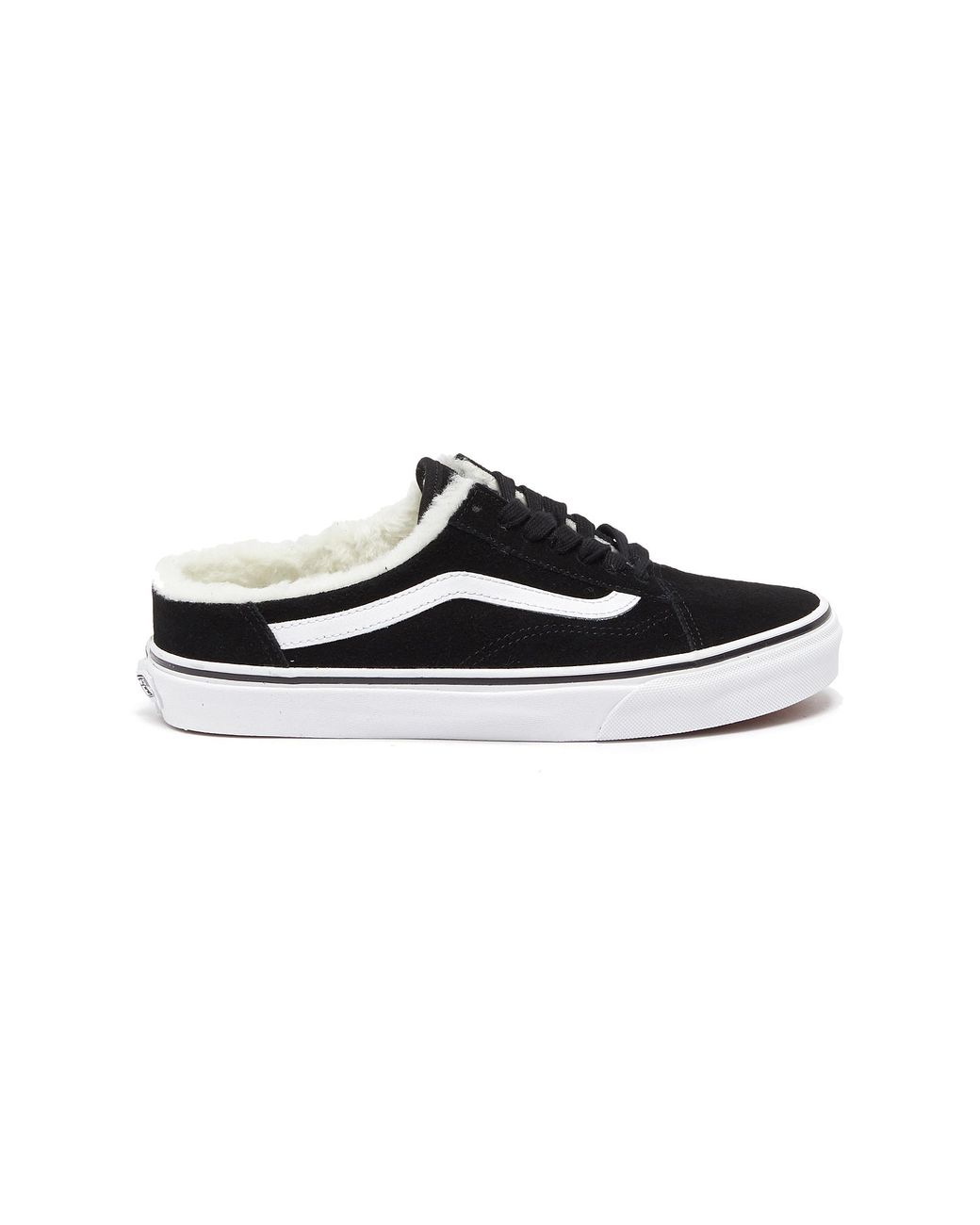 vans leather mule