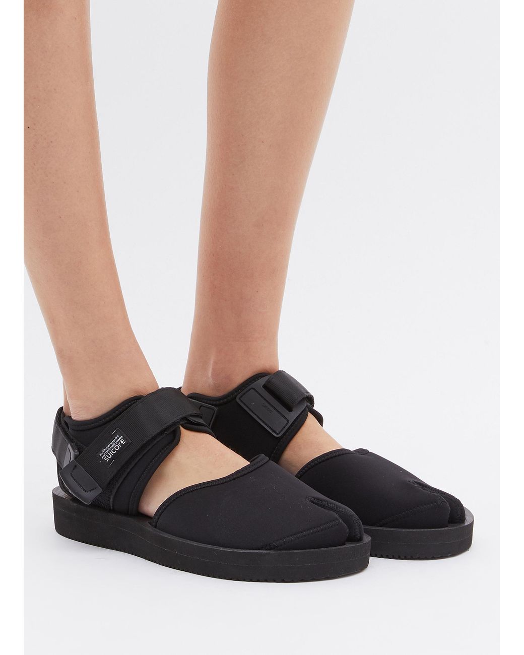 Suicoke bita v Tabi Sandals in Black Lyst