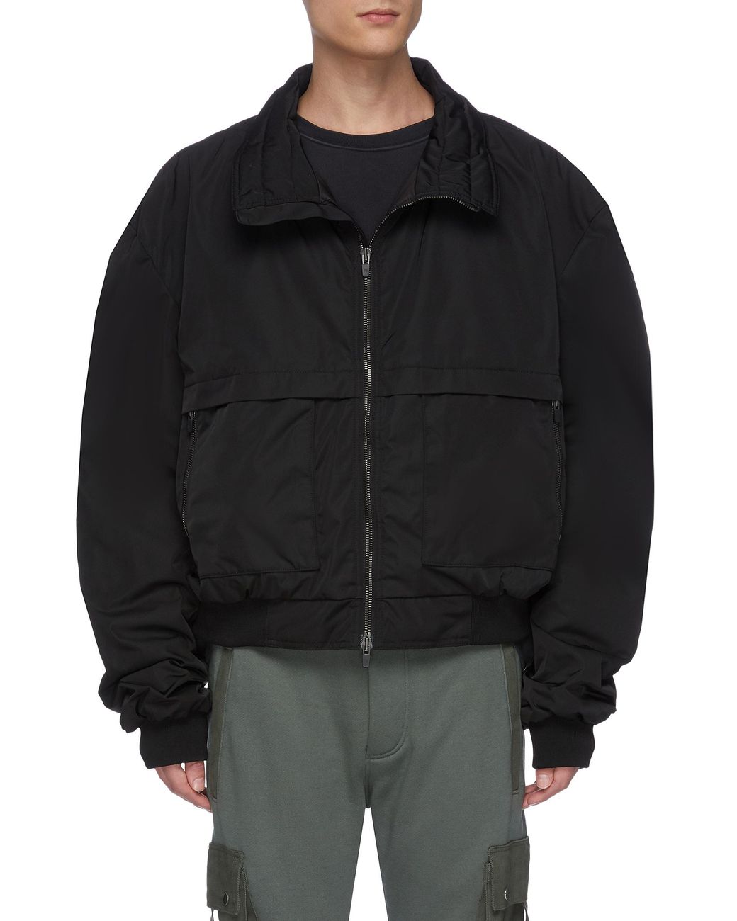 Fear Of God Front Pocket Ski Bomber Jacket in Black for Men