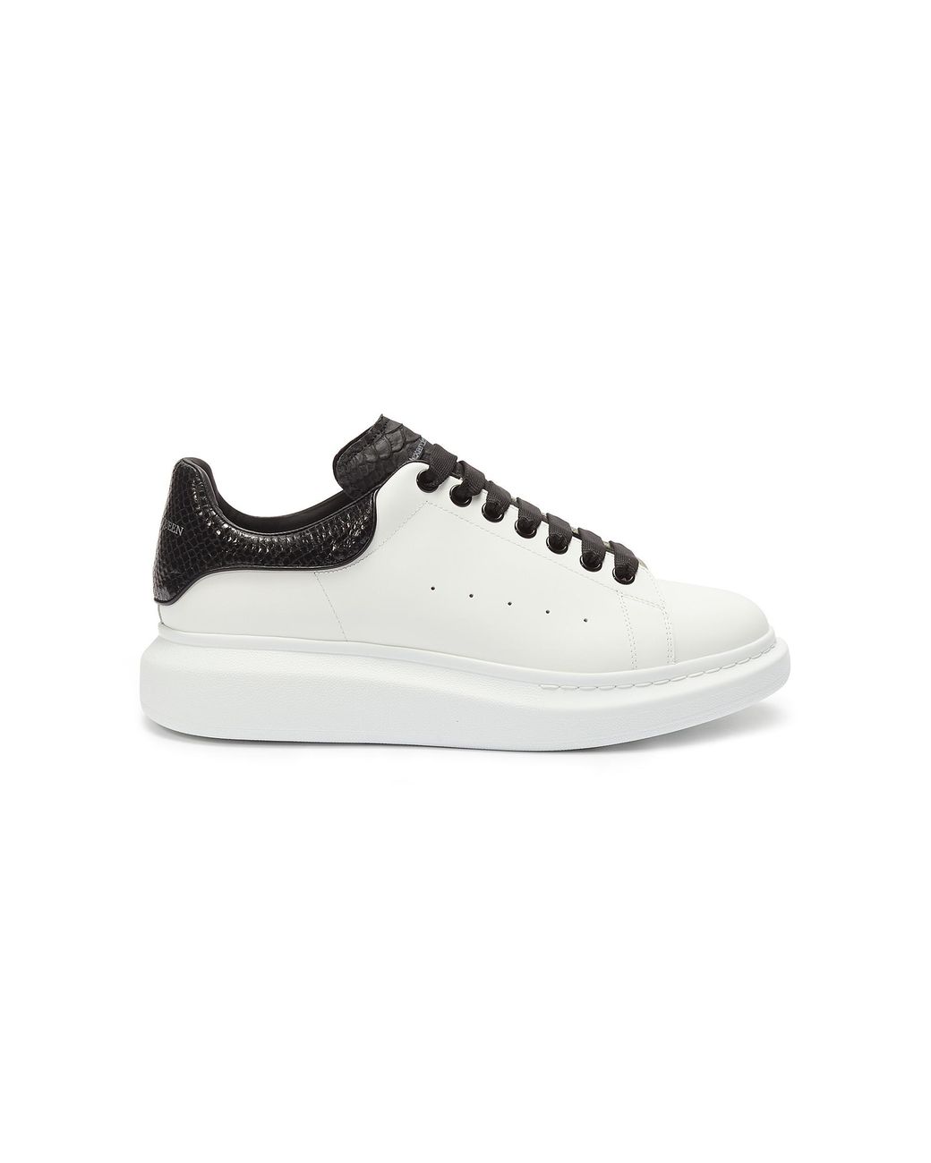 Alexander McQueen 'oversized Sneaker' In Leather With Snake Embossed ...