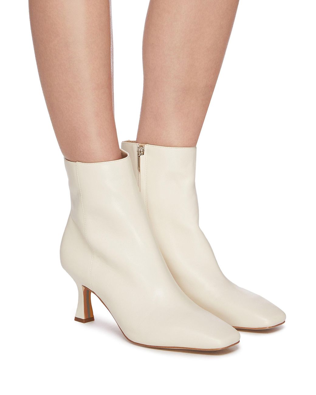 White sam edelman booties clearance