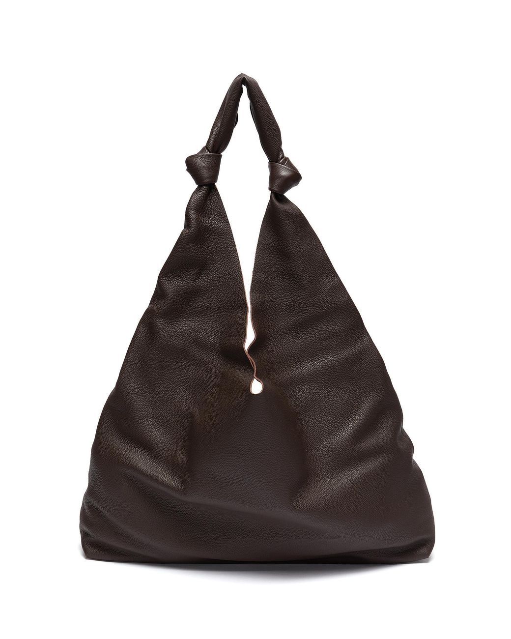The Row 'bindle Two' Leather Hobo Bag in Brown | Lyst