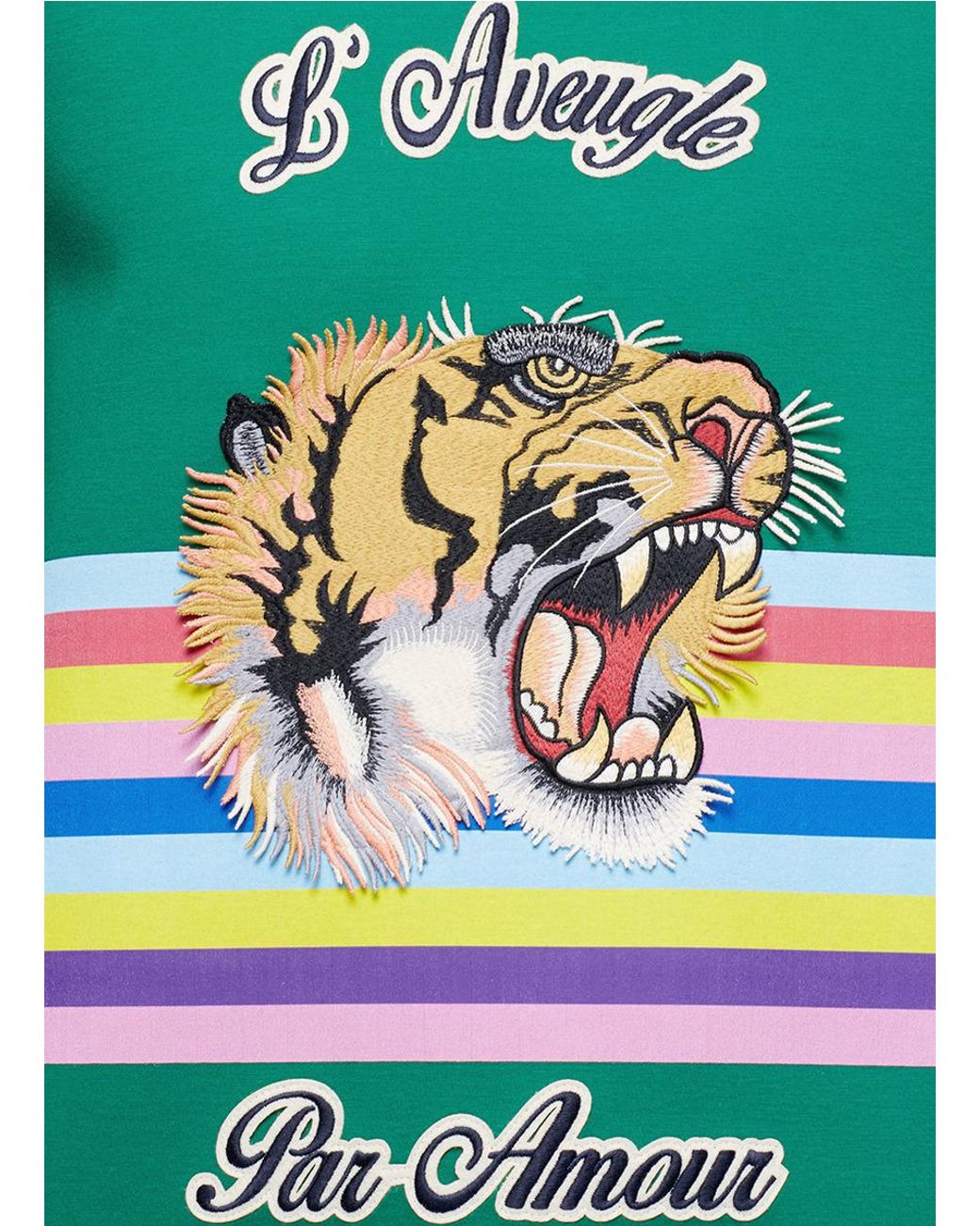 Gucci Snoopy And Tiger Print Sweatshirt in Green for Men Lyst